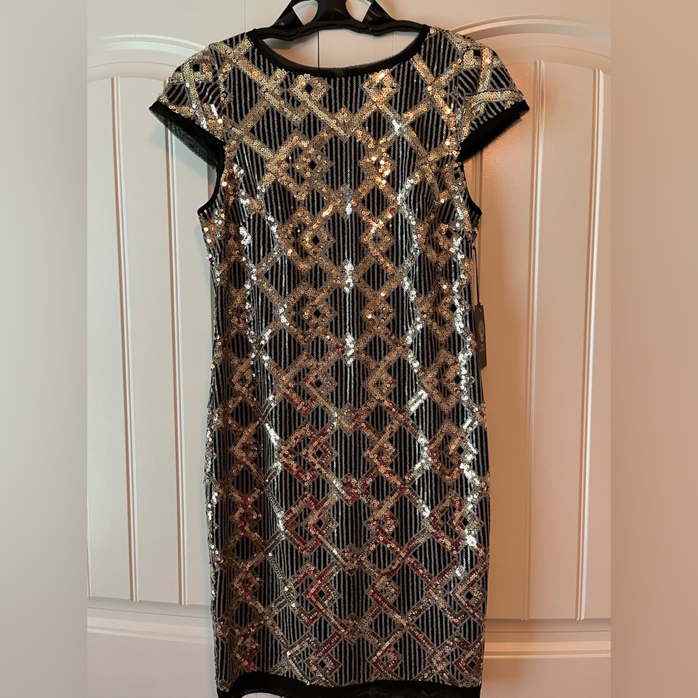 NWT Vince Camuto Sequin Shift Dress